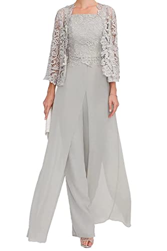 ZOOYYUE Mutter des Bräutigams Hosenanzug - Chiffon Spitzen Brautmutter Kleid mit Jacke Formell Abendanzug ZOOYYUE Mutter des Bräutigams Hosenanzug - Chiffon Spitzen Brautmutter Kleid mit Jacke Formell Abendanzug von ZOOYYUE