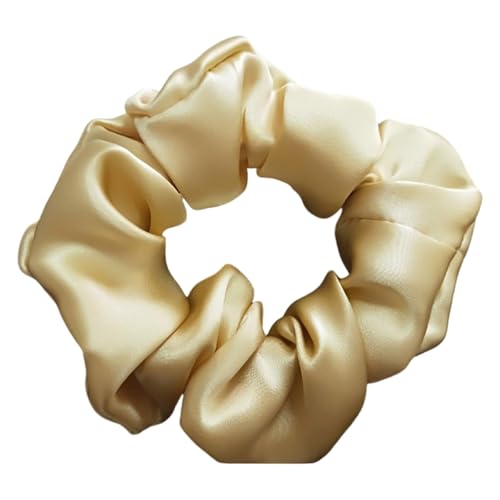 Mehrzweck-Haargummis aus weicher Seide für Frauen und Mädchen, großes Haarband, elastisches Haargummi, Haarschmuck von ZORESCOLEO
