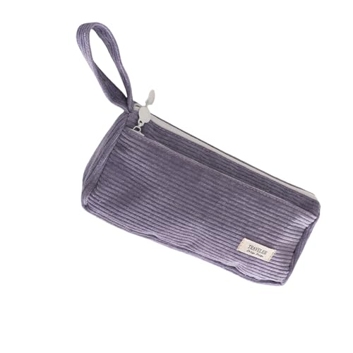 ZORESCOLEO Federmäppchen aus Cord für Kinder, Studenten, Erwachsene, großes Fassungsvermögen, Federmäppchen mit Reißverschluss, Reise-Kosmetiktasche, a, as the pic show ZORESCOLEO Federmäppchen aus Cord für Kinder, Studenten, Erwachsene, großes Fassungsvermögen, Federmäppchen mit Reißverschluss, Reise-Kosmetiktasche, a, as the pic show von ZORESCOLEO