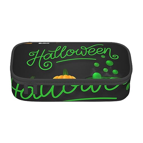 ZORIN Federmäppchen für Mädchen Jungen Große Kapazität Federmäppchen Halloween Hexe Zaubertrank Stifttasche Tragbare Make-up-Tasche für Schule Büro Studenten Teenager, Schwarz , Einheitsgröße, von ZORIN