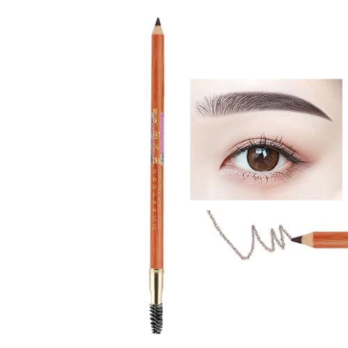 Augenbrauner Stift - Augenbrauenstift - Wischfestes, langanhaltendes Augen-Braun-Make-up, Make-up-Brauen-Stylist-Definierer für Frauen und Mädchen, Geburtstagsgeschenk Zorq von ZORQ