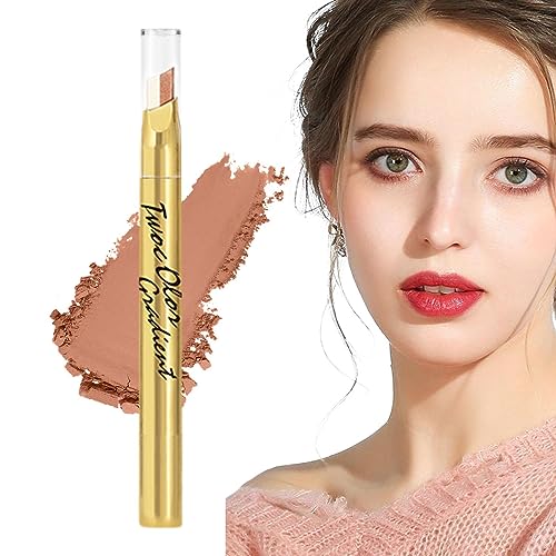 Creme-Lidschattenstift | Doppelseitige wasserfeste Anti-Schweiß-Schimmer-Lidschattenstifte - Lidschatten-Stick, Augen-Make-up, elegant für Karneval, Partys, Versammlungen und Veranstaltungen Zorq von ZORQ