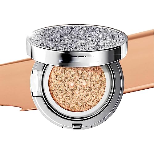 Cushion Foundation Make-up | Damen Luftkissen,Feuchtigkeitsspendende Cushion Foundation, Hydrating Cushion Foundation mit Puff – Luftpolster mit aufbaubarer Deckkraft Zorq von ZORQ