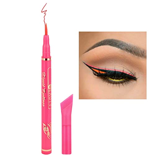 Flüssigstift-Eyeliner - Langlebiger Eyeliner, wasserfester Augen-Make-up-Stift - Schnell trocknendes, glattes Augen-Make-up für Frauen, Alltag, Arbeit, Party, Freizeit, Ausgehen, Urlaub Zorq von ZORQ