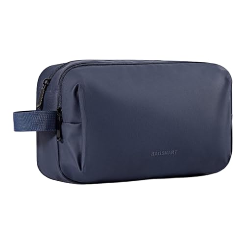 Glänzendere Make-up-Tasche | wasserdichte Kosmetiktaschen für Damen - Reise-Make-up-Tasche, Flache Kulturtasche für Kulturbeutel-Zubehör, kosmetische Toilettenartikel Zorq von ZORQ