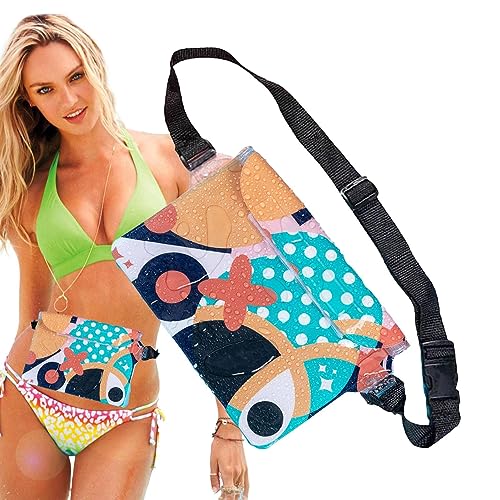 Handytasche zum Schwimmen | Sport-Gürteltasche mit berührungsempfindlicher Funktion - Schwimmen, Kajakfahren, Schnorcheln, Hüfttaschen für Handys, Geldbörsen, Schlüssel, Lippenstift, Reisepass Zorq von ZORQ