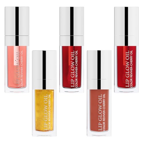 Lip Glow Oil, 2024 Neues Lip Plumper Oil – Nicht klebriger, langanhaltender, feuchtigkeitsspendender, getönter Lippenbalsam, Lippenpflege, tragbarer, feuchtigkeitsspendender Lipgloss für Frauen von ZORQ