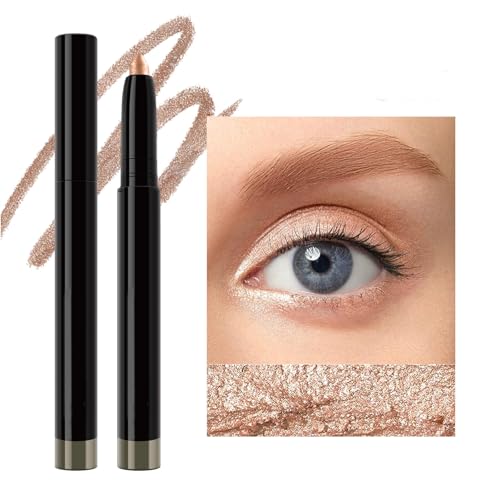 Perlglanz-Lidschattenstift - Wischfester, langlebiger Augen-Make-up-Lidschatten | Lidschatten-Eyeliner-Stift, liegender Seidenraupenstift für Date, Party Zorq von ZORQ