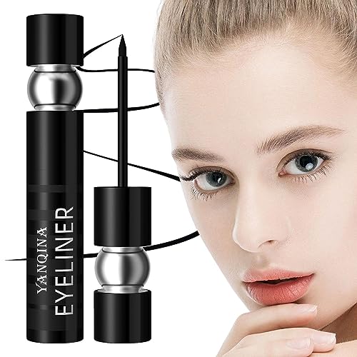 Schwarzer flüssiger Eyeliner - Pigmentierter, wischfester Eyeliner, mattschwarzer Eyeliner - Langlebiger, schnell trocknender Eyeliner-Stift für Frauen und Mädchen, kreieren Sie ein natürliches, Zorq von ZORQ