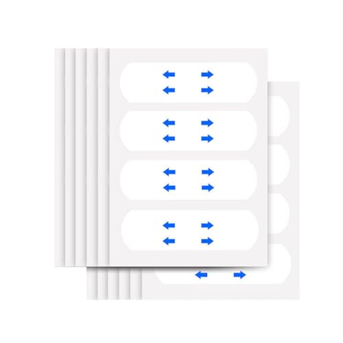 ZORVYN 40 Stück Facelifting Aufklebers für Frau, Unsichtbare Facelifting Tape für V-Form Gesicht, Lift Gesicht Aufkleber Verbergen von Gesichtsfalten Lifting Schlaffe Haut Make-up-Facelifting-Tools von ZORVYN