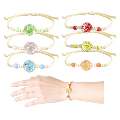 ZORVYN 6 Stücke Freundschaftsarmbänder, Geflochtene und Gewebte Armbänder, Verstellbar für Mädchen und Kinder, Perfekt für Mitgebsel und Kindergeburtstag von ZORVYN