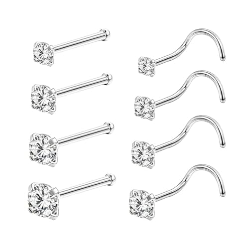 ZORVYN 8Pcs Helix Piercings Piercing Ohr Conch Piercing Nasenpiercing Tragus Piercing lippenpiercing labret Piercing Studs für Frauen Männer ZORVYN 8Pcs Helix Piercings Piercing Ohr Conch Piercing Nasenpiercing Tragus Piercing lippenpiercing labret Piercing Studs für Frauen Männer von ZORVYN