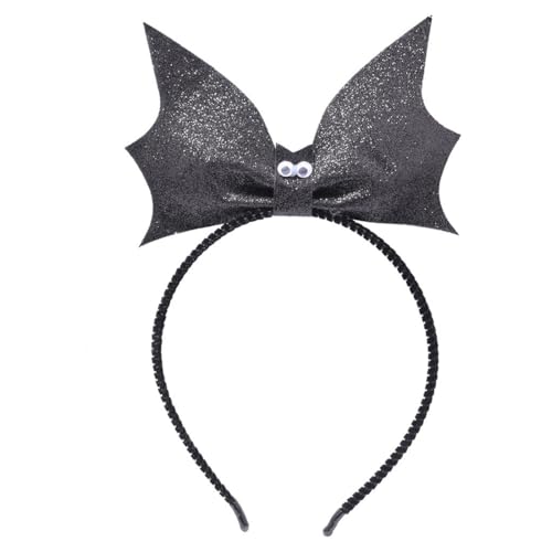 ZORVYN Fledermaus Haarreif Halloween Damen Kinder Glitzernder Haarschmuck mit FledermausZORVYN als Kostüm Accessoires für die Party von ZORVYN