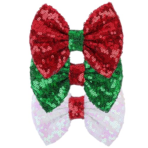 ZOSIGN 3 Stück Weihnachten Haarschmuck, Haarschmuck Mädchen Weihnachten, Haarspange Schleife Glitzer, Weihnachten Schleife Haarspangen, für Kinder Mädchen Geburtstag Festival Weihnachtsfeier ZOSIGN 3 Stück Weihnachten Haarschmuck, Haarschmuck Mädchen Weihnachten, Haarspange Schleife Glitzer, Weihnachten Schleife Haarspangen, für Kinder Mädchen Geburtstag Festival Weihnachtsfeier von ZOSIGN