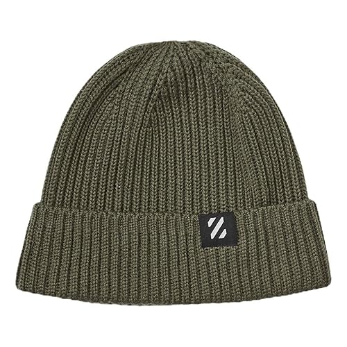 ZOTEKK | Knitted Beanie | Merino Mütze, Klassische Wollmütze für Herbst & Winte | Beanie für Damen & Herren | Hochwertiger Merinowolle - Army von ZOTEKK