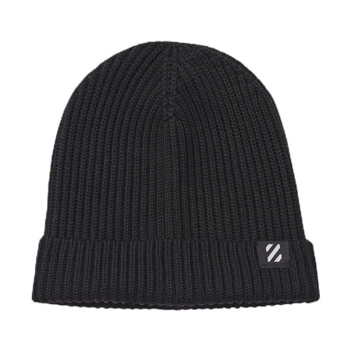 ZOTEKK | Knitted Beanie | Merino Mütze, Klassische Wollmütze für Herbst & Winte | Beanie für Damen & Herren | Hochwertiger Merinowolle - Black von ZOTEKK