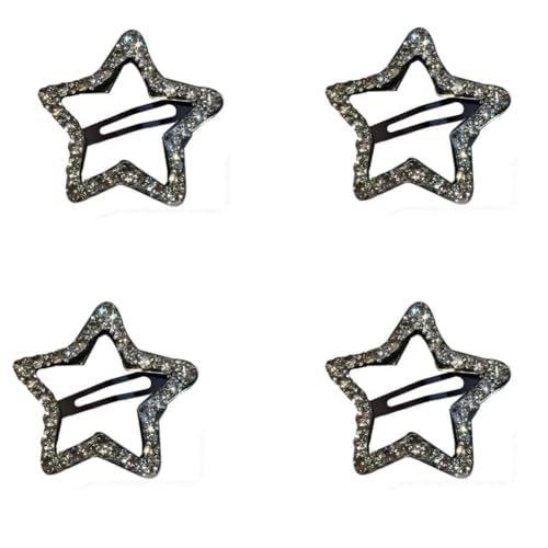 Funkelnde fünfzackige Stern-Haarnadel, Kopfschmuck, Haarschmuck, Zirkon, Accessoires, trendiges, glänzendes koreanisches weibliches Haar, T3A3, Pentagramm von ZOUBAOQ