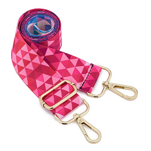 ZOUIQSS Damen Goldfarbene Bunter Schultergurt längenverstellbarer breiter Tragegurt Schultergurt für Handtaschen 3.8cm breit 73-125cm-Schultergurt für Handtaschen((3.8CM) Color19) von ZOUIQSS