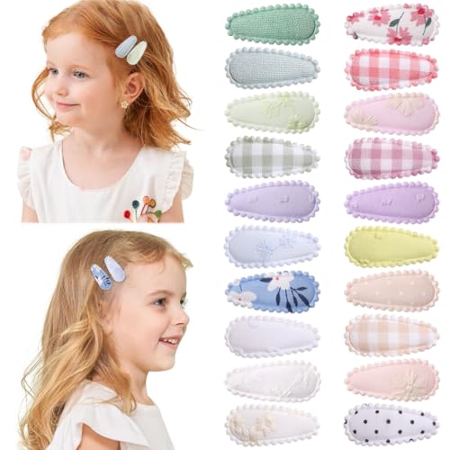 20 Stück Baby-Haarspangen für Kleinkinder und Mädchen, Haarspangen Kinder Mädchen Süße Haarnadel, für Kleinkinder Haarstyling Make Up von ZOWEXIQ