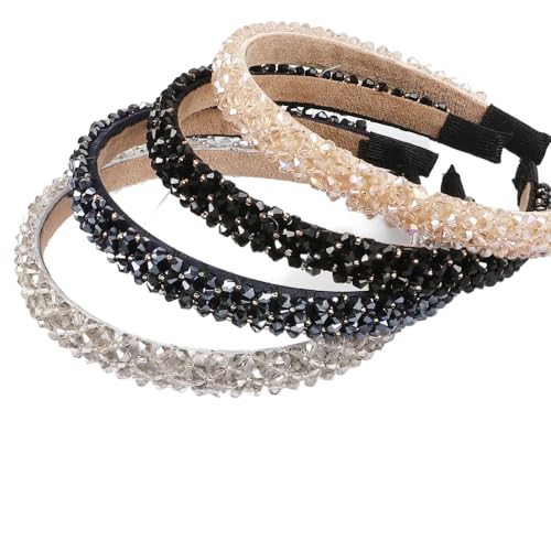 ZOYA Premium Schwarz Haarband für Mädchen mit Strass - Elegantes Accessoire | Hohe Qualität und Komfort von ZOYA Premium