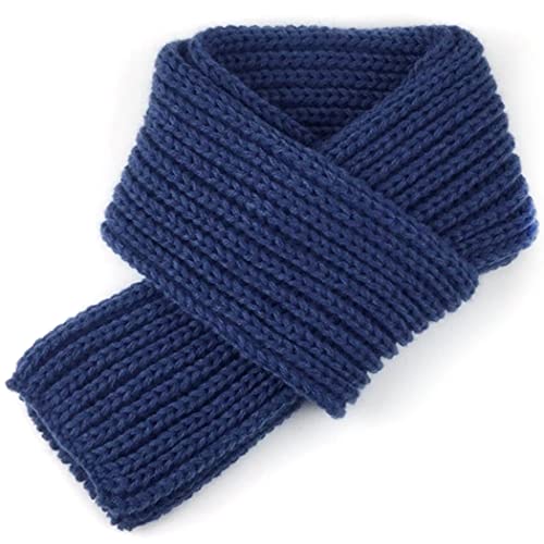 ZOYLINK Kinder Strickschal Kinder Nackenwärmer Kleinkind Schals Baby Mädchen Schals Warme Atmungsaktive Einfarbig Snoods Schal Jungen Winter Lange Schals für Unisex Jungen Mädchen von ZOYLINK