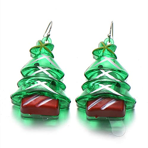 ZOYLINK Weihnachten Tropfen Ohrringe Ohrringe Leuchten Kreative LED Ohrringe Baumeln Ohrringe für Weihnachtsfeier Urlaub von ZOYLINK