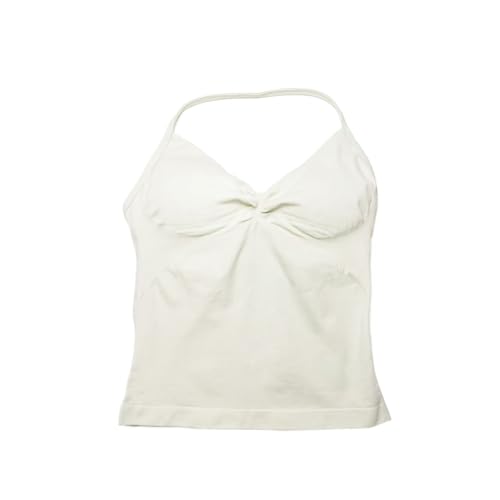 ZPC1CS81 Longline Träger-Top, Sport, Yoga, Damen-Fitness-Tanktop, Fitnessstudio, schöner offener Rücken, BH, Laufen, Workout, Halfter, Feder, Beige, XS ZPC1CS81 Longline Träger-Top, Sport, Yoga, Damen-Fitness-Tanktop, Fitnessstudio, schöner offener Rücken, BH, Laufen, Workout, Halfter, Feder, Beige, XS von ZPC1CS81