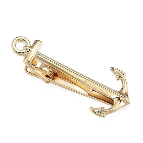 Krawattenklammer 2 Stück Anker-Krawattenklammer for Herren-Hochzeits-Krawattenzubehör aus Kupfermaterial von ZPFDSG