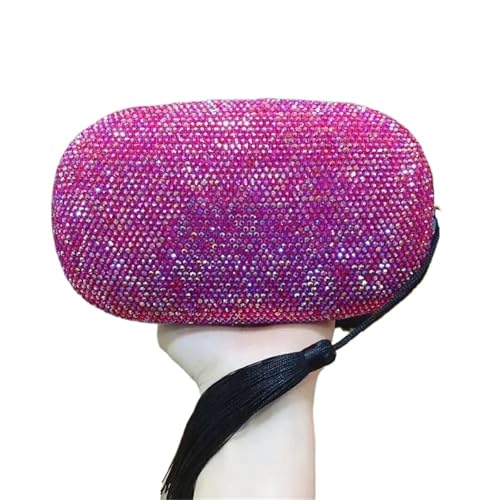 ZPFDSG Glitzer Tasche 28 Farben Damen Orange/Grün Abendtaschen Steine ​​Clutch Bags for Hochzeit Party Braut Strass Geldbörse Dame Handtaschen und Geldbörsen(Beige) von ZPFDSG