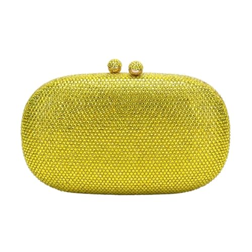 ZPFDSG Glitzer Tasche 28 Farben Damen Orange/Grün Abendtaschen Steine ​​Clutch Bags for Hochzeit Party Braut Strass Geldbörse Dame Handtaschen und Geldbörsen(GRAY) von ZPFDSG