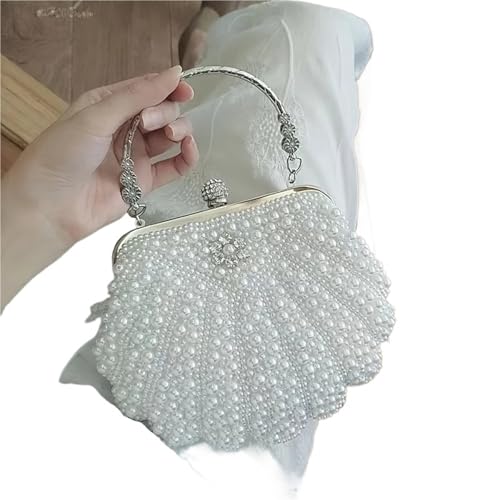 ZPFDSG Glitzer Tasche Damen Abendtaschen Stickerei Perlen Diamanten Handtaschen Blumen Perlen Clutch Taschen mit Glitzer Geldbörse(Color01) von ZPFDSG