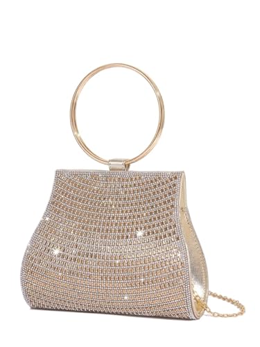 ZPFDSG Glitzer Tasche Damen Diamant Handtaschen Strass Abendtaschen Braut Steine ​​Clutch Geldbörse Lady Clutches Taschen Party Hochzeit Abendtasche Weiblich von ZPFDSG