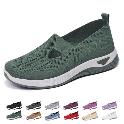 Orthopädische Freizeitschuhe für Damen, breite Breite, Netzstoff, atmungsaktiv, weiche Sohle, orthopädische Wanderschuhe, leicht, Schlupfschuhe, Fußgewölbeunterstützung, Sneaker, cyan, 0 UK Orthopädische Freizeitschuhe für Damen, breite Breite, Netzstoff, atmungsaktiv, weiche Sohle, orthopädische Wanderschuhe, leicht, Schlupfschuhe, Fußgewölbeunterstützung, Sneaker, cyan, 0 UK von ZPLMIDE