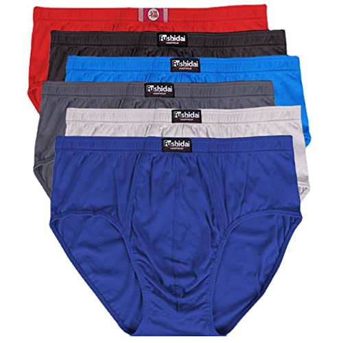 ZPLMIDE Plus Big Size Herren Boxershorts Nahtlose Baumwolle Boxershorts (8XL), Große Größe Unterwäsche Atmungsaktive Elastizität Unterhose (7XL, Farbe zufällig - 5 Stück) von ZPLMIDE