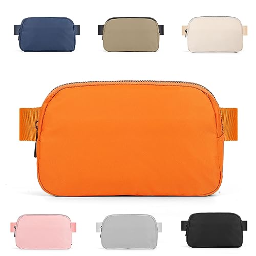 ZPN Mini-Gürteltasche für Damen und Herren, Orange/Abendrot im Zickzackmuster (Sunset Chevron), Small von ZPN