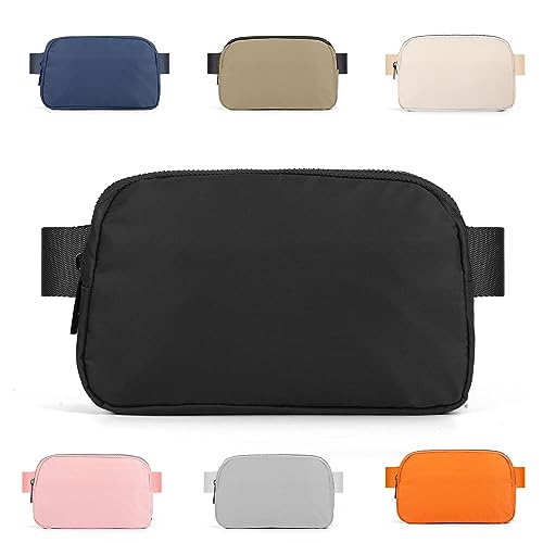 ZPN Mini Fanny Pack Crossbody Taschen für Damen und Herren, Schwarz von ZPN