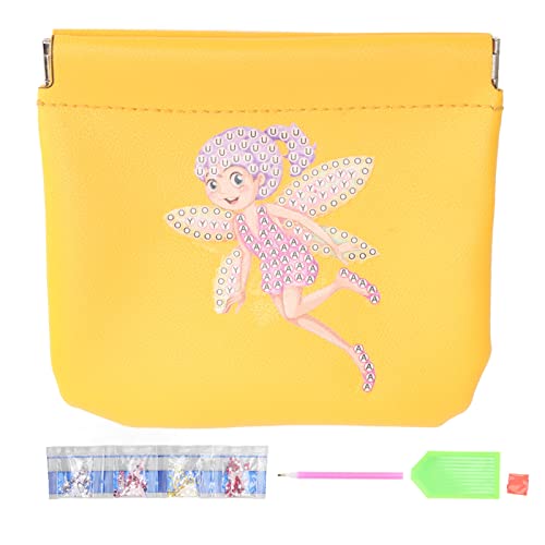 ZPSHYD Kosmetiktasche mit Strasssteinen, Motiv: kleines Mädchen, glänzend, Lippenstift-Münzhalter, mehrfarbig, 60_x_180_cm von ZPSHYD