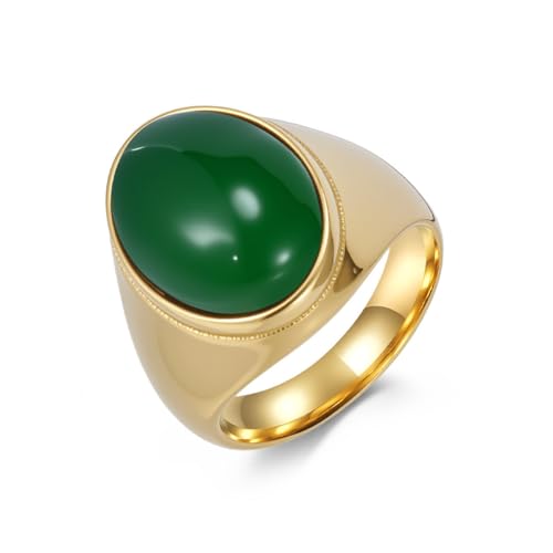 ZQIUDLOF Europäischer Und Amerikanischer Edelstahl Zirkonring, Männer Und Frauen Personalisierte Modische Tiger Auge Stein Schwarzer Steinring,Gold green,7 ZQIUDLOF Europäischer Und Amerikanischer Edelstahl Zirkonring, Männer Und Frauen Personalisierte Modische Tiger Auge Stein Schwarzer Steinring,Gold green,7 von ZQIUDLOF