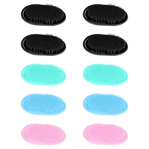 Handflächenkämme für Herren, tragbare Taschenbürste, schwarze Handkämme für Kopfmassage, Haarstyling, Bartpflege von ZQTSANKESL