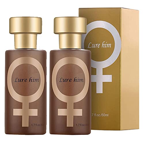 2 Stück Venom-Love Cologne Pheromon-Parfum for Men, Lure Her Parfüm Spray, Golden Lure Pheromone Perfume für Männer & Frauen, Lang anhaltende Pheromone Parfüm1 (Gold) von ZQTWJ