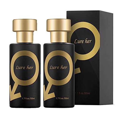 2 Stück Venom-Love Cologne Pheromon-Parfum for Men, Lure Her Parfüm Spray, Golden Lure Pheromone Perfume für Männer & Frauen, Lang anhaltende Pheromone Parfüm1 (Schwarz) von ZQTWJ