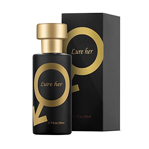 Golden Lure Pheromon Parfum, Golden Lure Parfum, Pheromon Parfüm Spray für Frauen, um Männer anzulocken, Lure Her Parfüm für Männer, Lure Him Parfüm Pheromone (Black) von ZQTWJ