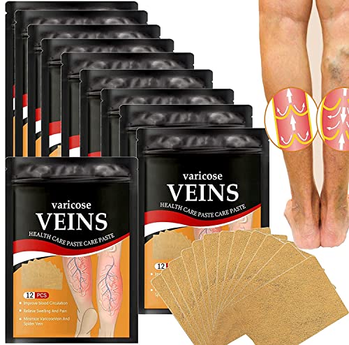 Krampfadern Patch - Varicose Veins Patch gegen Besenreiser, Krampfadern und Besenreiser Entfernen,Verbessern Sie das Aussehen der Beine und die Durchblutung,Linderung Von Venenentzündungen (120pcs) von ZQTWJ