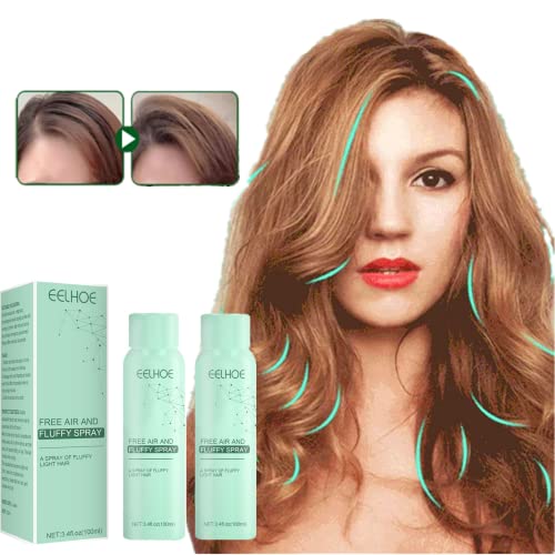 Leave-in Dry Hair Spray Fluffy Hair to Oil Lazy Oil Control,Fluffy Volume Lift Hairspray,Magic Fluffy Volumizing Hair Spray für Dünnes Haar,Air Feeling Fluffy Spray,Nicht Klebrig,für Alle Haartypen von ZQTWJ