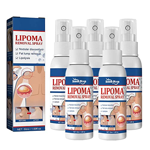 Lipoout Lipomheilung Reduction Spray, 2023 Best Instant Lipoma Removal Spray, 50 ml Lipomheilung Reduction Spray, Lumpfree Lipoma Removal Spray for Women Men (5 Stück) von ZQTWJ