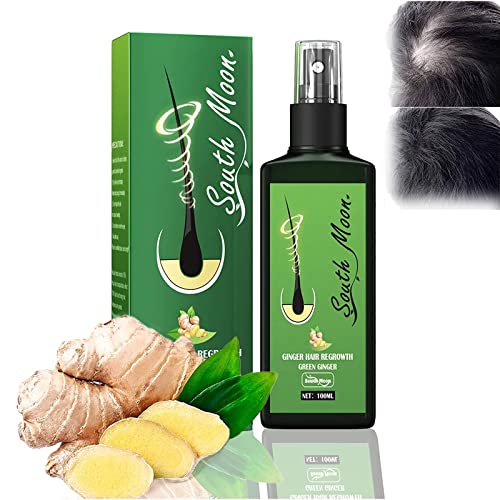 ZQTWJ Pflegendes Ingwer-Spray, Organic Growth Plus Haarwachstum Serum für Männer und Frauen, Schneller Haarwuchs, Haarausfall Verlangsamen, Haarqualität Schützen von ZQTWJ