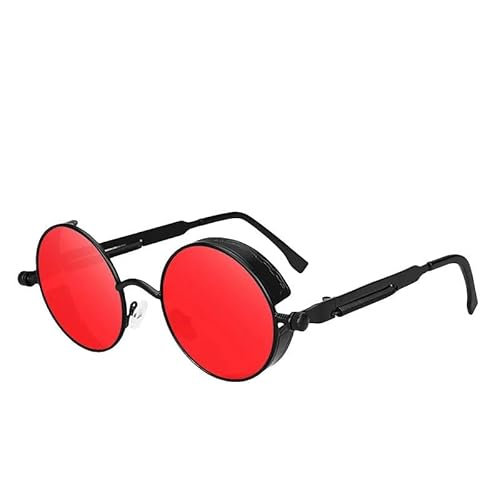 ZQUZEMS Sonnenbrille Metal Steampunk Sonnenbrille Männer Frauen Modebrille Vintage Sonnenbrille-C2-Andere von ZQUZEMS