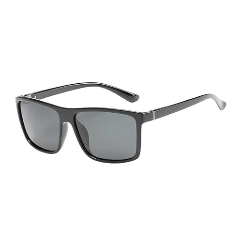 ZQUZEMS Sonnenbrille Quadratische Vintage Sonnenbrille Für Männer Frauen Mode Reise Fahren Sonnenbrille-Jr6625-C1 von ZQUZEMS