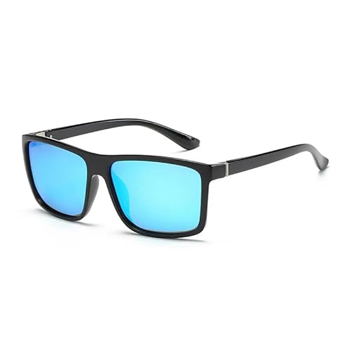 ZQUZEMS Sonnenbrille Quadratische Vintage Sonnenbrille Für Männer Frauen Mode Reise Fahren Sonnenbrille-Jr6625-C2 von ZQUZEMS