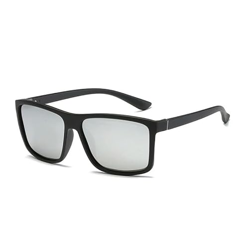 ZQUZEMS Sonnenbrille Quadratische Vintage Sonnenbrille Für Männer Frauen Mode Reise Fahren Sonnenbrille-Jr6625-C5 von ZQUZEMS